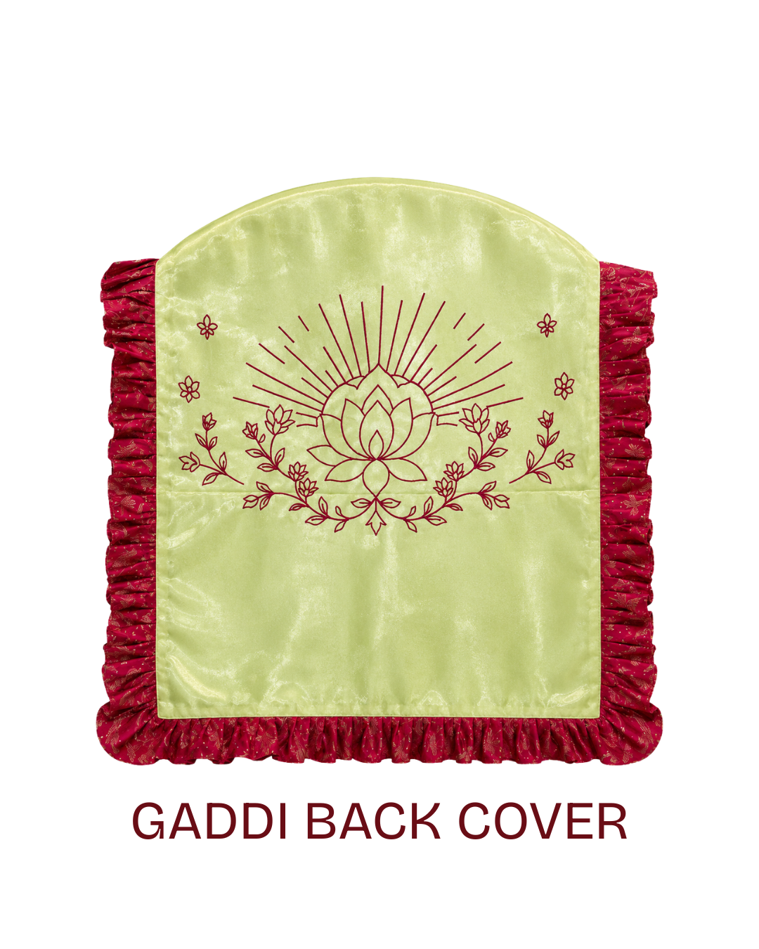 Amrit Vela Gaddi Back Cover Sahib for Guruji Darbar Chola Set