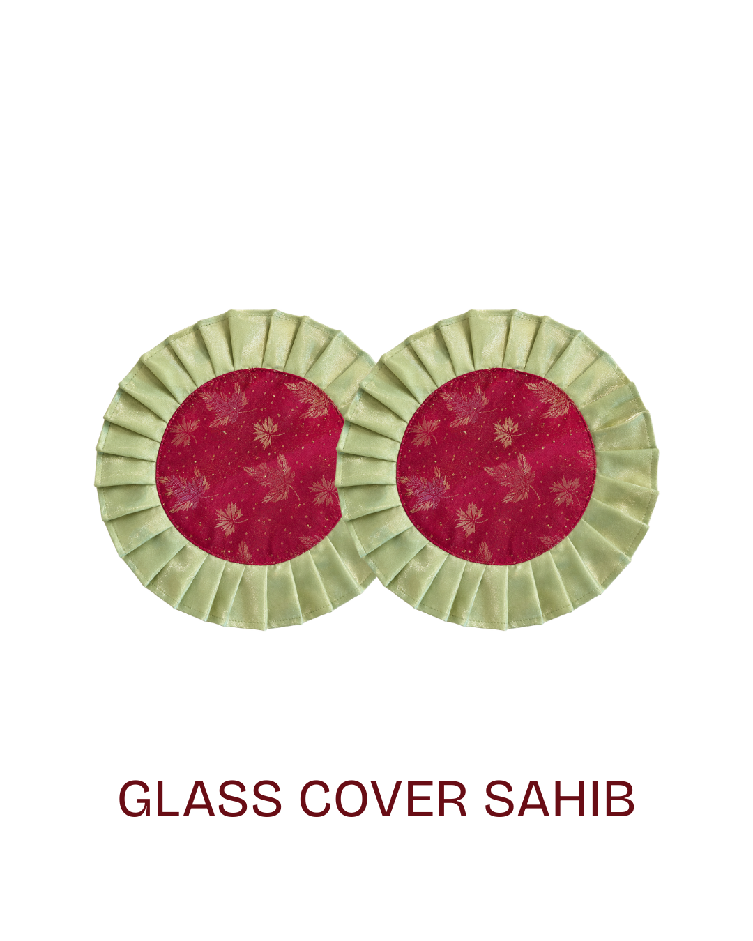 Amrit Vela Glass Cover Sahib for Guruji Darbar textile set