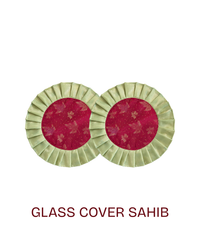 Amrit Vela Glass Cover Sahib for Guruji Darbar textile set
