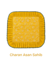 Anand Charan Aasan Sahib for Guruji Darbar textile set