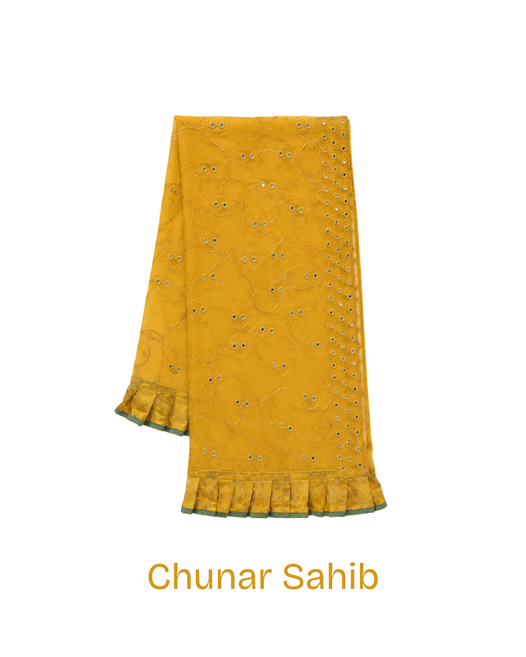 Anand Chunnar Sahib for Guruji Chola Set and Darbar Shringar