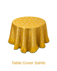 Anand Table Cover Sahib for Guruji Darbar textile set