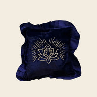 Anhad Naad Blue Lotus Takiya Sahib Cover for Guruji Darbar textile setup
