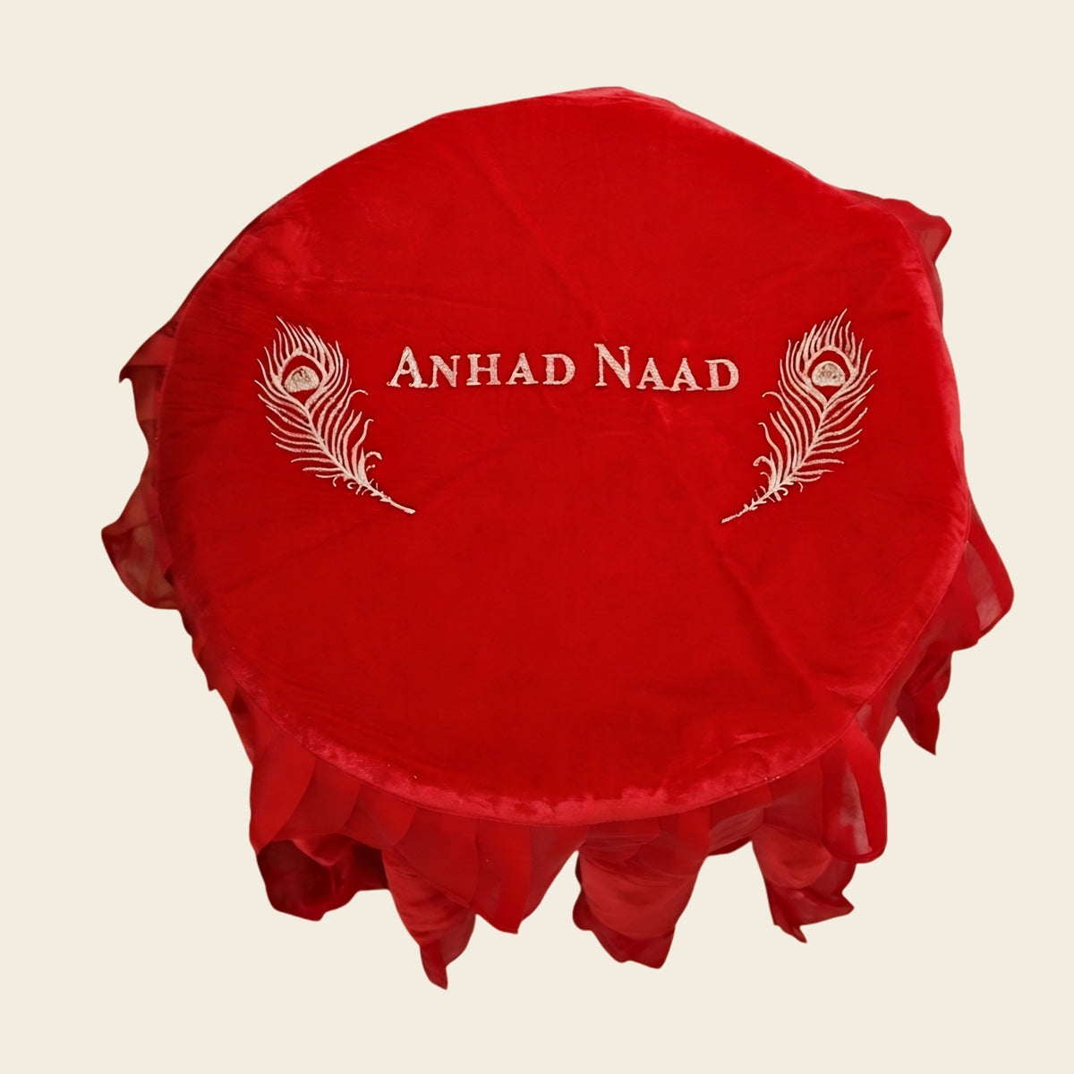 Anhad Naad Red Table Cover Sahib for Guruji Darbar Shringar