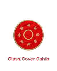 Charan Kamal Jal Glass Cover Sahib for Guruji Darbar