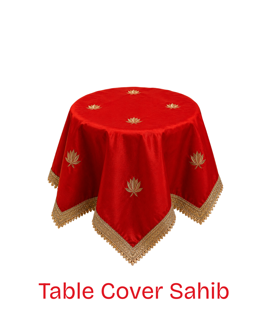 Charan Kamal Table Cover Sahib for Guruji Darbar textile set