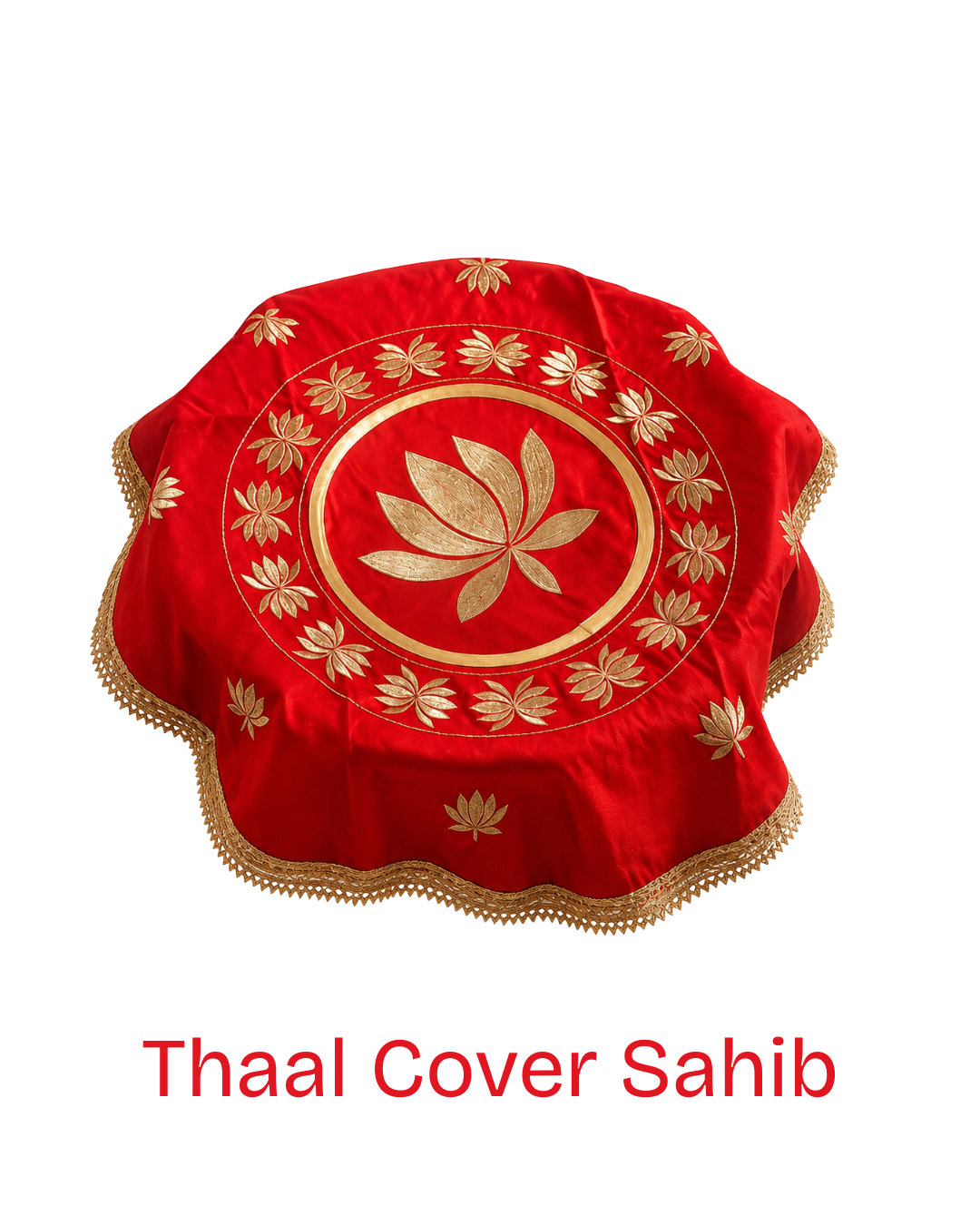 Charan Kamal Thaal Cover Sahib for Guruji Darbar and bhog thaal