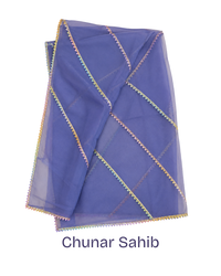 Meher Chunnar Sahib for Guruji Chola Set and Darbar Shringar