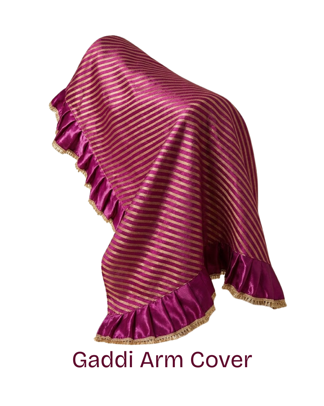 Nishabd Arm Rest Cover for Guruji Darbar Chola Set