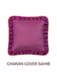 Nishabd Charan Aasan Sahib for Guruji Darbar textile set