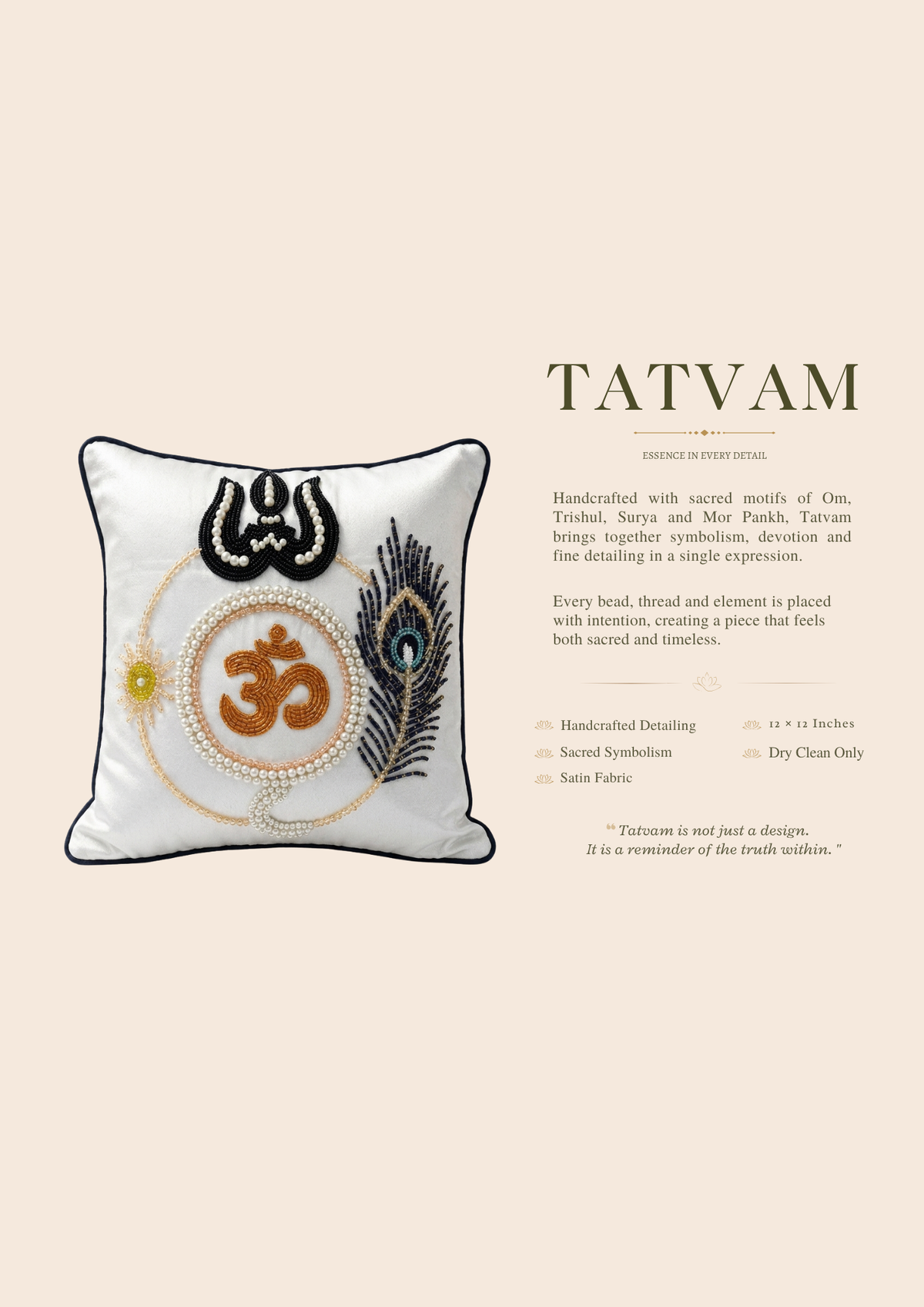 Tatvam Takiya Sahib Cover textile detail for Guruji Darbar